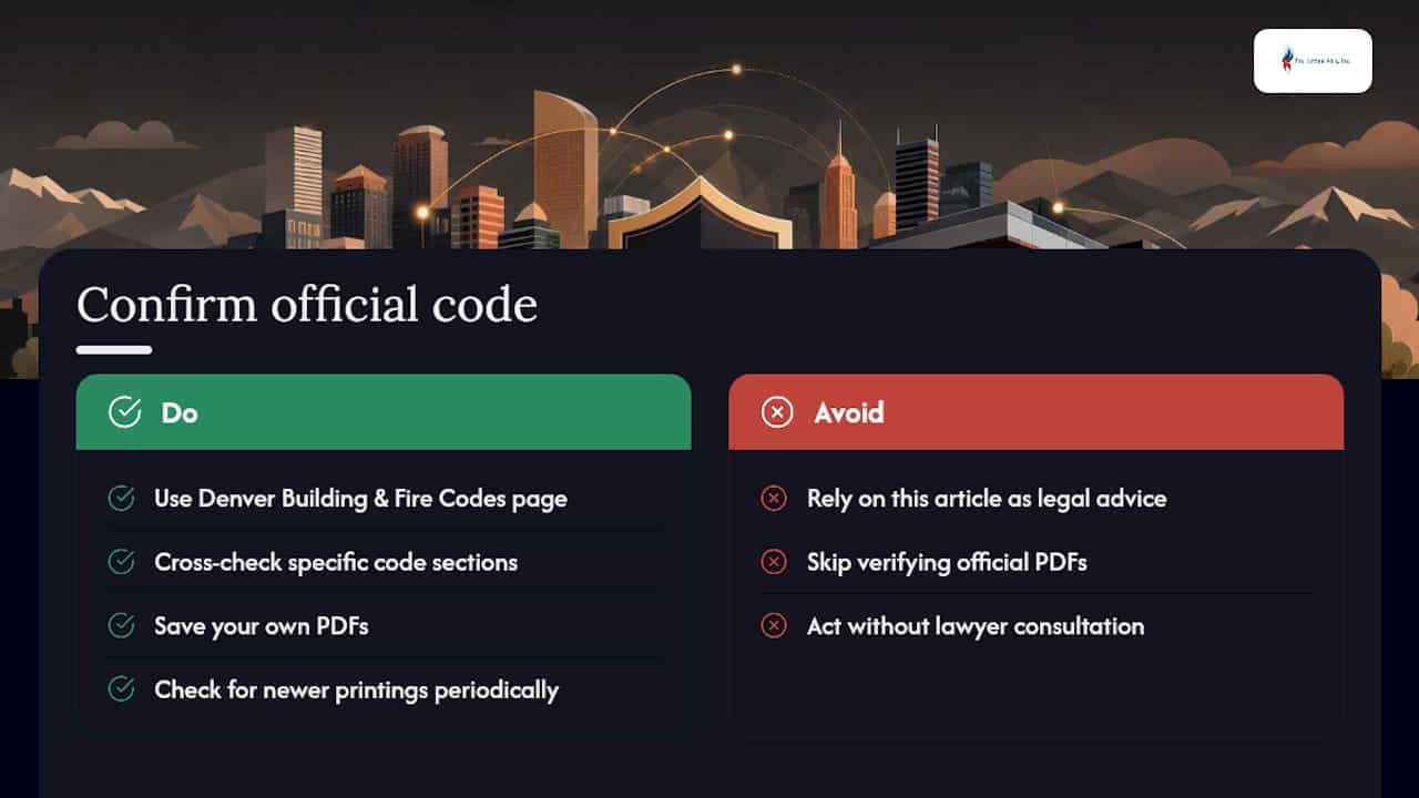 Where to Confirm the Official Code Text — overview diagram